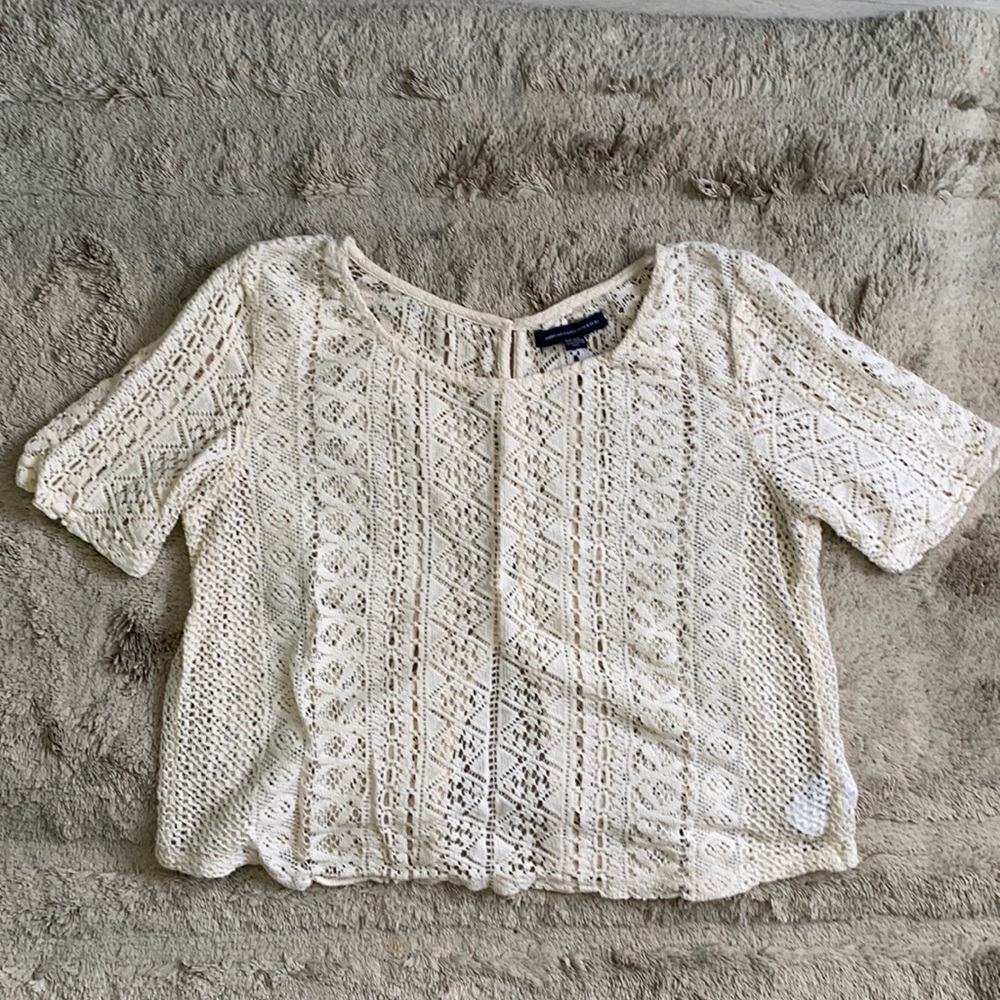 AE Lace Crop Top